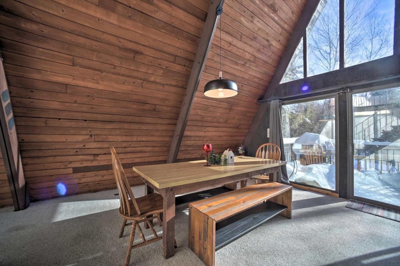 Cozy A-Frame Cabin With Pool Table 8 Mi To Mt Snow! Villa Wilmington Kültér fotó